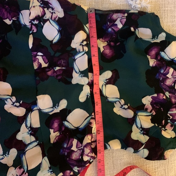 Banana Republic Floral Peplum Dress - Size 8 - Picture 4 of 7